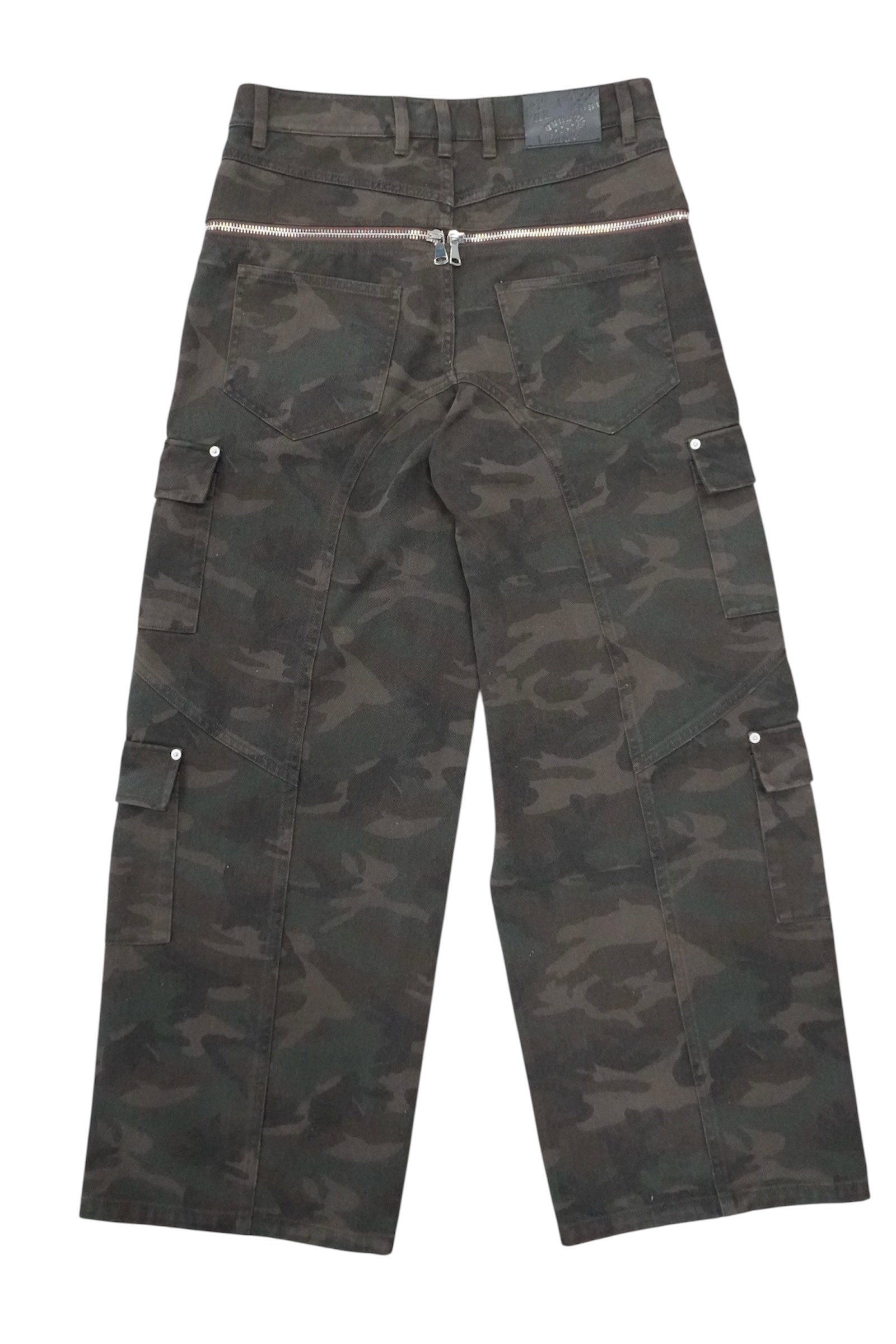 パンツ goar.archive Strapped straight pants S GOAR】STRAPPED OIL FLARE PANTS | AURUM
