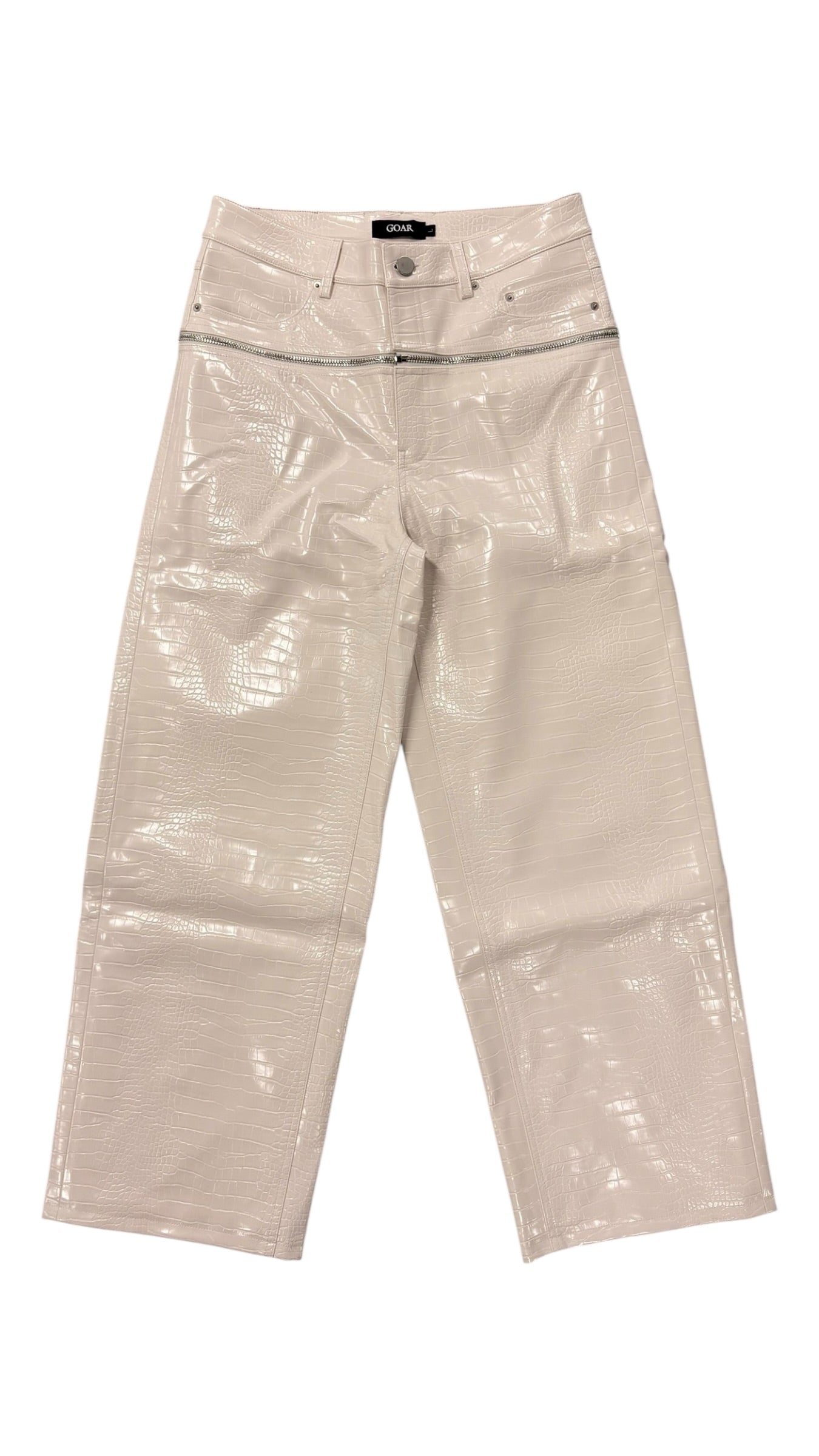 パンツ goar.archive crocodile zipper pants All