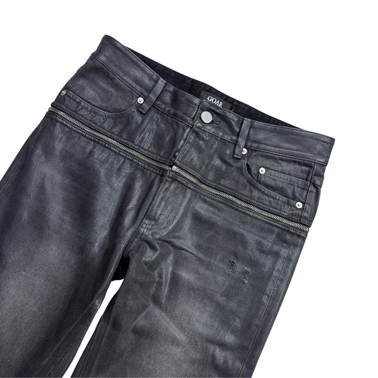 Black zipper"loop"denim