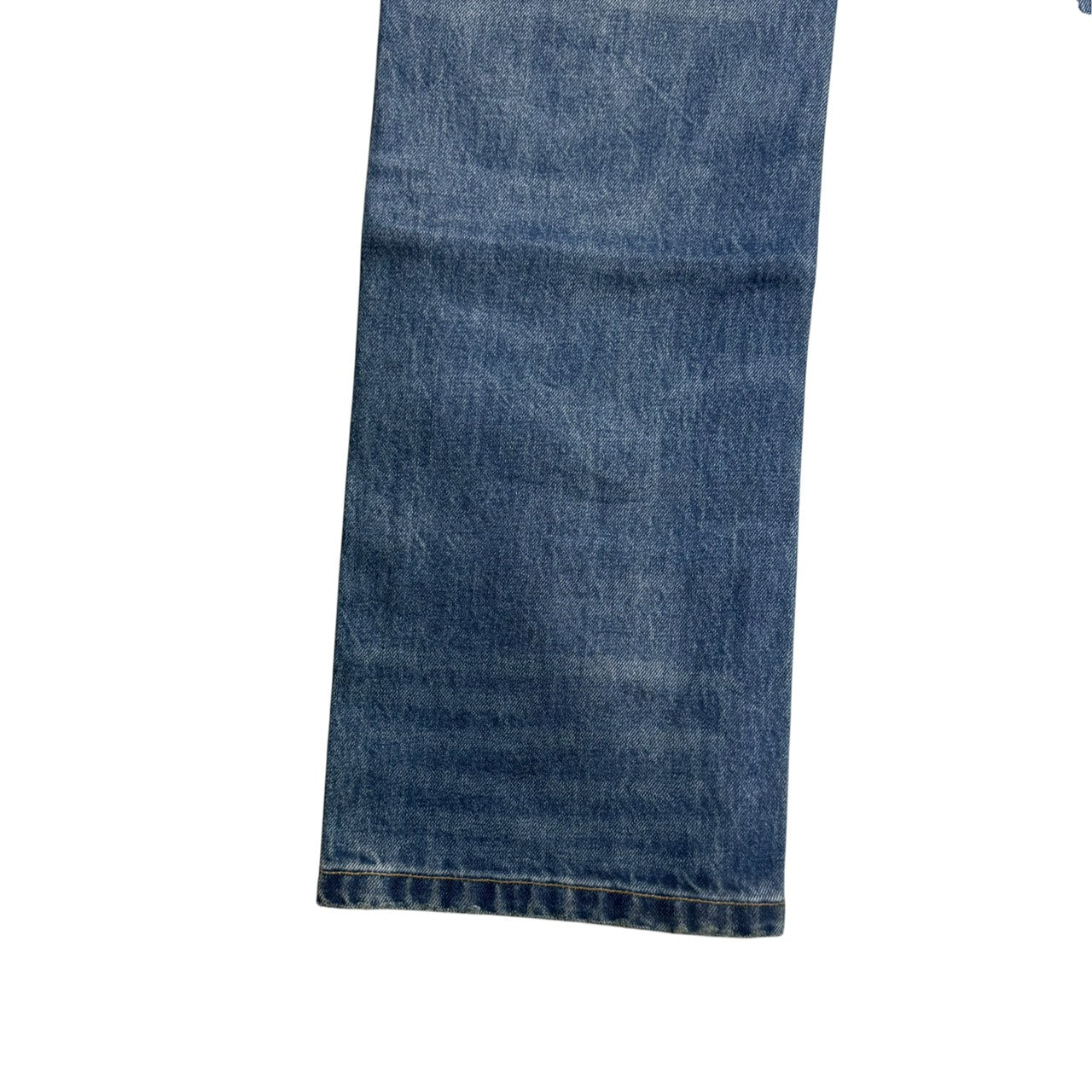 Blue zipper"loop"denim
